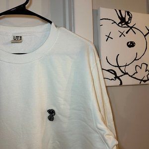 KAWS x Peanuts x UNIQLO sweatshirt sz Large